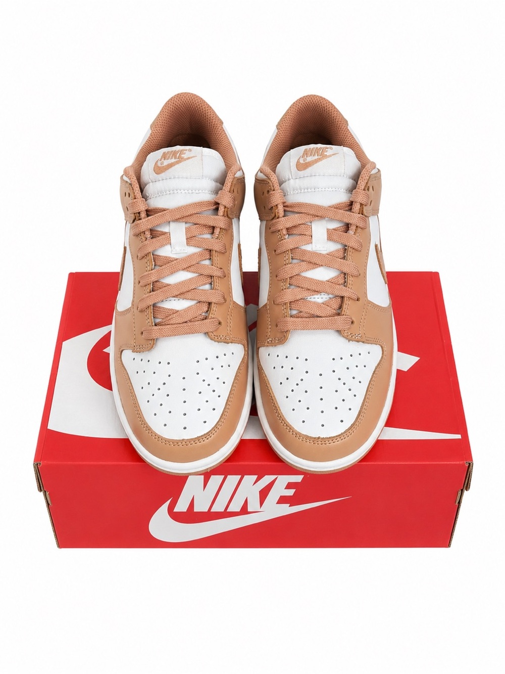 Nike Dunk Low Rose Whisper/White Women’s Sneakers Size 8.5 DD1503-118 w/ Box